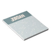 Cute Constellation Sky Pattern Notitieblok (Schuin)