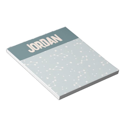 Cute Constellation Sky Pattern Notitieblok (Schuin)