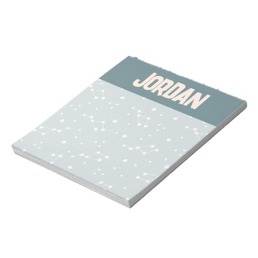 Cute Constellation Sky Pattern Notitieblok (Linkerzijde)