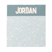 Cute Constellation Sky Pattern Notitieblok (Voorkant)