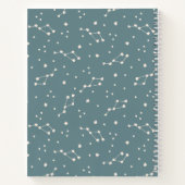 Cute Constellation Sky Pattern Notitieboek (Achterkant)