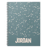 Cute Constellation Sky Pattern Notitieboek (Voorkant)