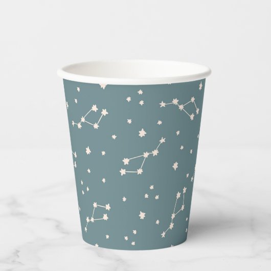 Cute Constellation Sky Pattern Papieren Bekers (Voorkant)