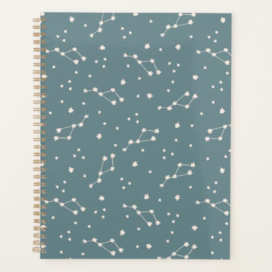 Cute Constellation Sky Pattern Planner (Voorkant)