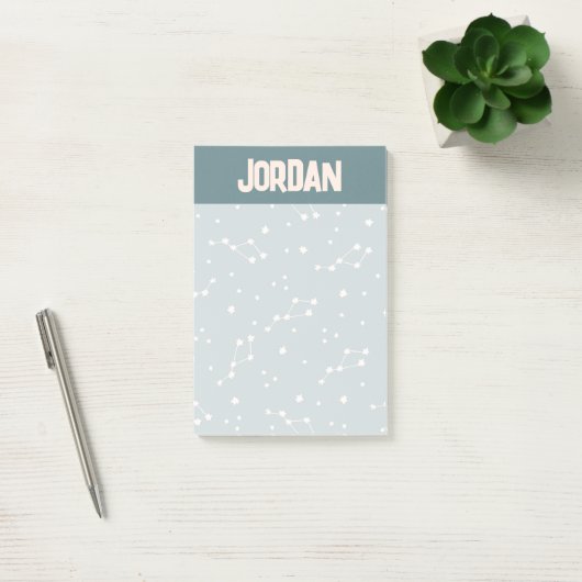 Cute Constellation Sky Pattern Post-it® Notes (Kantoor)