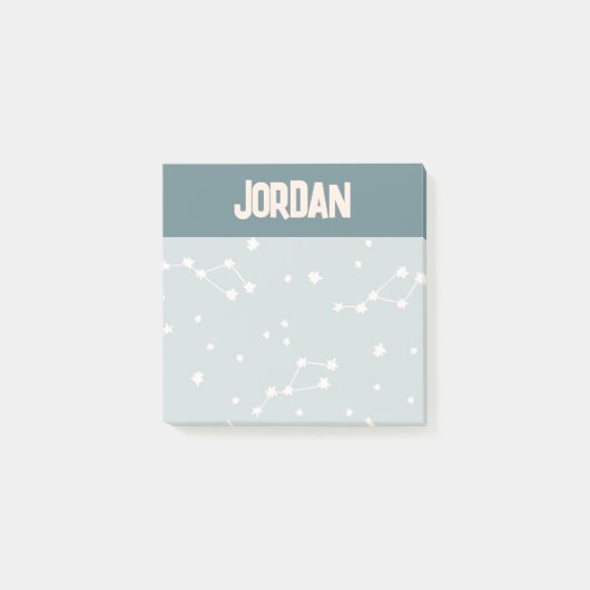 Cute Constellation Sky Pattern Post-it® Notes (Voorkant)