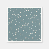 Cute Constellation Sky Pattern Servet (Voorkant)