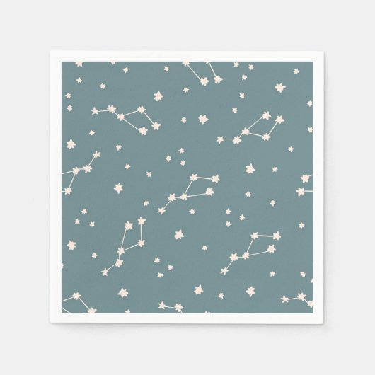 Cute Constellation Sky Pattern Servet (Voorkant)