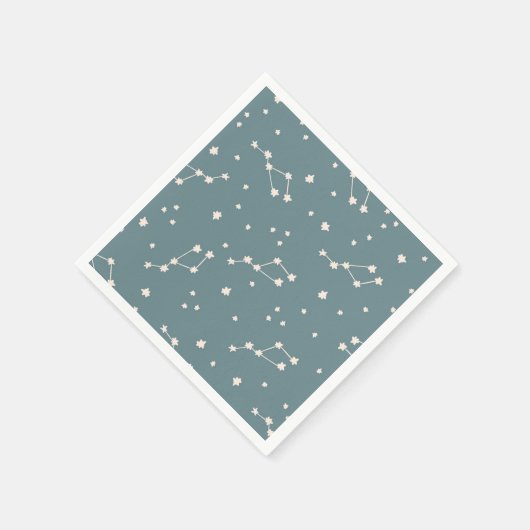 Cute Constellation Sky Pattern Servet (Hoek)