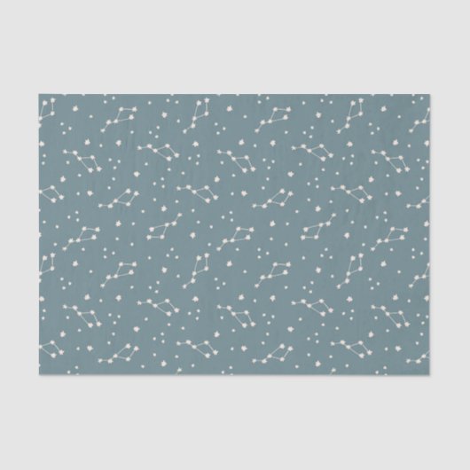 Cute Constellation Sky Pattern Tissuepapier (Voorkant)