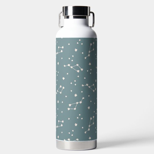 Cute Constellation Sky Pattern Waterfles (Voorkant)