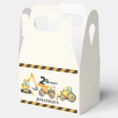 Cute Construction Birthday Party 2nd Years Bedankdoosjes (Geopend)