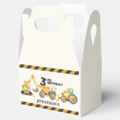 Cute Construction Birthday Party 3th Years Bedankdoosjes (Geopend)