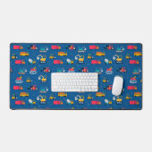 Cute Construction Movers Pattern Bureaumat (Keyboard & Muis)