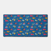 Cute Construction Movers Pattern Bureaumat (Voorkant)
