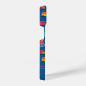 Cute Construction Movers Pattern iPhone Hoesje (Rechterkant)