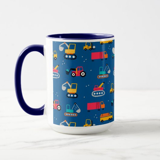 Cute Construction Movers Pattern Mok (Links)