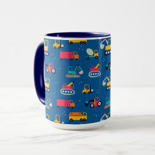 Cute Construction Movers Pattern Mok