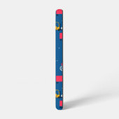 Cute Construction Movers Pattern Samsung Galaxy Hoesje (Linkerkant)
