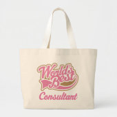 Cute Consultant Grote Tote Bag (Voorkant)