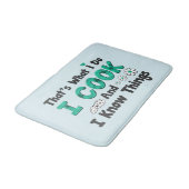 Cute cook word art kitchen badmat (Gekanteld)