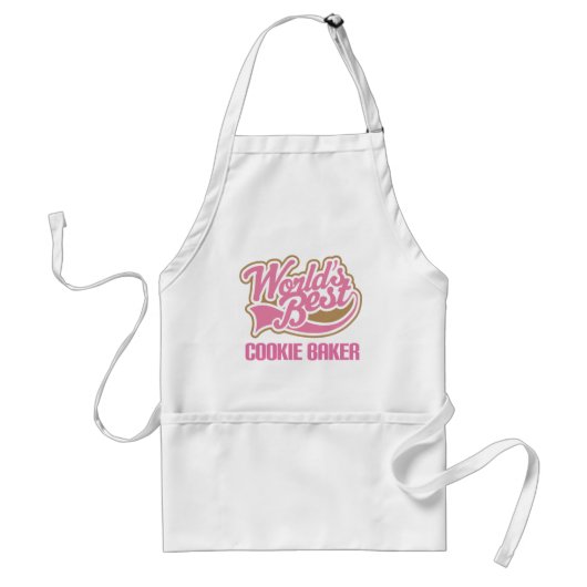 Cute Cookie Baker Standaard Schort (Voorkant)