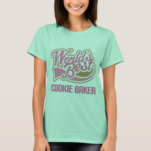 Cute Cookie Baker T-shirt (Voorkant)