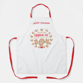 Cute Cookie Baking Kerstgeschort Schort (Voorkant)