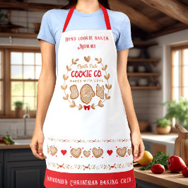 Cute Cookie Baking Kerstgeschort Schort