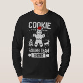 Cute Cookie Baking Team Tester Gingerbread Christm T-shirt (Voorkant)