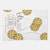 Cute Cookie Bakken Gepersonaliseerd Theedoek (Horizontaal)