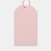 Cute Cookie bakkerij roze waterverf cadeau labels Cadeaulabel (Achterkant)