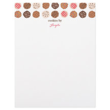 Cute Cookies Business Bakery Letterhead