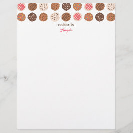 Cute Cookies Business Bakery Letterhead Briefhoofd
