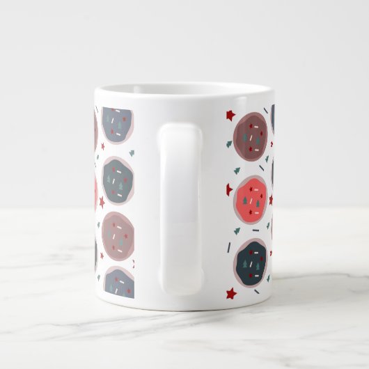 Cute Cookies Spinkles Bakery Sweet Grote Koffiekop (Achterkant)