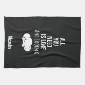 Cute Cooking Gifts Chefs Cooks Personalized Custom Theedoek (Horizontaal)