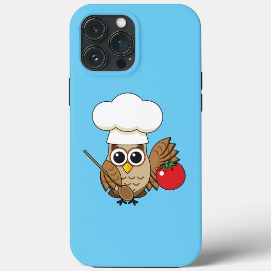 Cute Cooking Owl Cartoon Case-Mate iPhone Case (Achterkant)