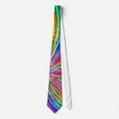 Cute Cool Abstract Pattern "Rainbow Swirl" Stropdas (Voorkant)
