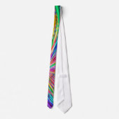 Cute Cool Abstract Pattern "Rainbow Swirl" Stropdas (Achterkant)