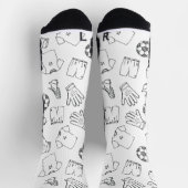 cute, cool, and limited edition crew sock sokken (Top)