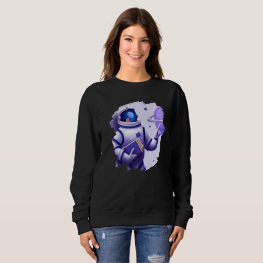 Cute Cool Astronaut Teacher Student Professor Scho Trui (Voorkant volledig)