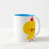 Cute Cool Cartoon Chicken Mok (Voorkant rechts)