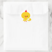 Cute Cool Cartoon Chicken Sticker (Tas)
