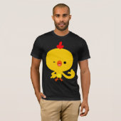 Cute Cool Cartoon Chicken T-Shirt (Voorkant volledig)