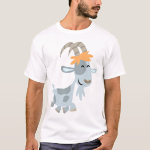 Cute Cool Cartoon Goat Children T-Shirt