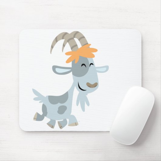 Cute Cool Cartoon Goat Mousepad Muismat (Met muis)