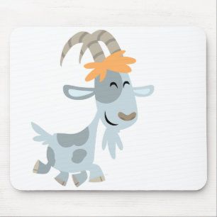 Cute Cool Cartoon Goat Mousepad Muismat