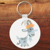 Cute Cool Cartoon Goat Sleutelhanger (Voorkant)