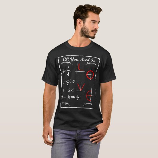 Cute & Cool Gift for Mathematician T-Shirt (Voorkant volledig)