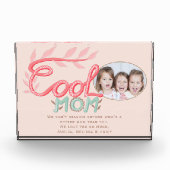 Cute Cool Mam Hand Lettering Moederdag Fotoblokken (Voorkant)